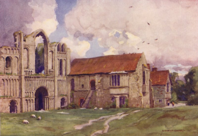 Castleacre Priory, Norfolk af Alfred Heaton Cooper