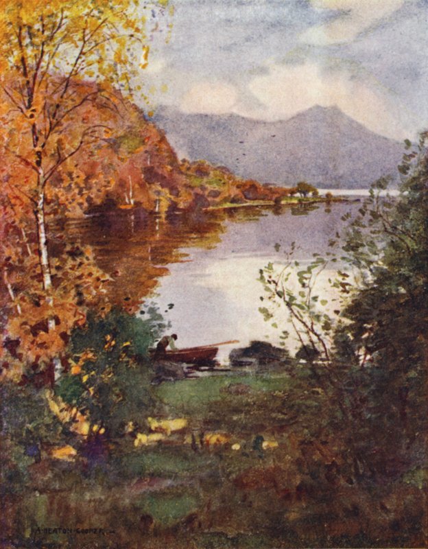 Innisfallen Island, Killarney af Alfred Heaton Cooper