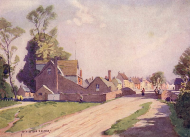 Long Melford, Suffolk af Alfred Heaton Cooper
