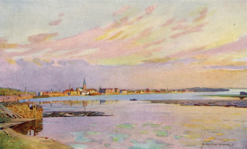 Luleå, Lapland, eksporthavnen for jernmalm af Alfred Heaton Cooper