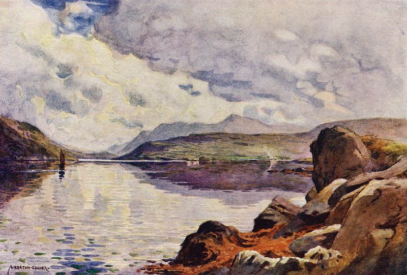Mirror of the Morning Sky, Killary Harbor af Alfred Heaton Cooper