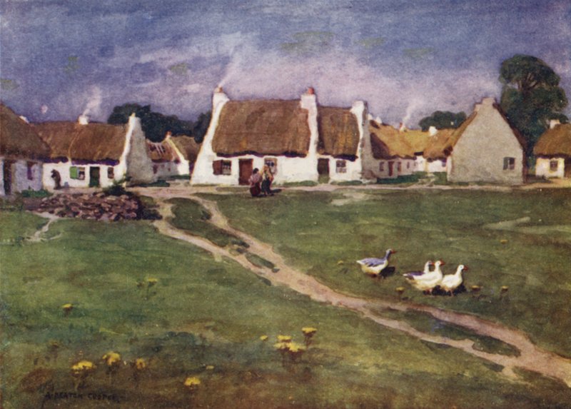 The Claddagh, Galway amt af Alfred Heaton Cooper
