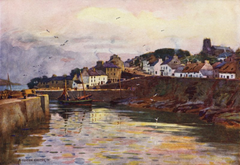 Havnen, Roundstone, Galway amt af Alfred Heaton Cooper