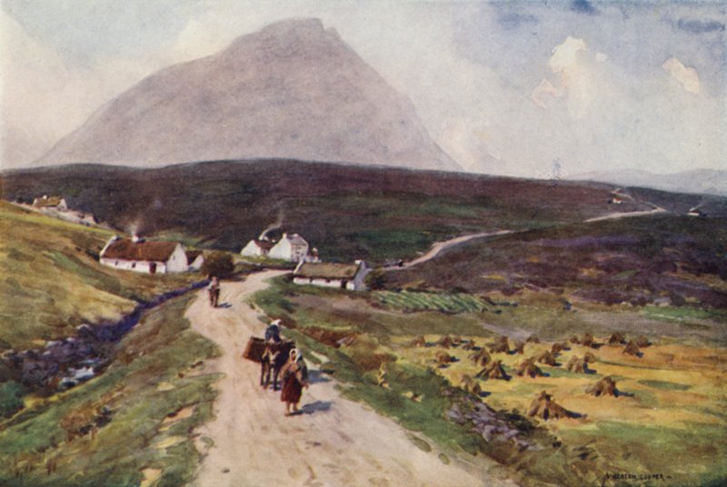 Vejen til Dugort, Achill Island af Alfred Heaton Cooper