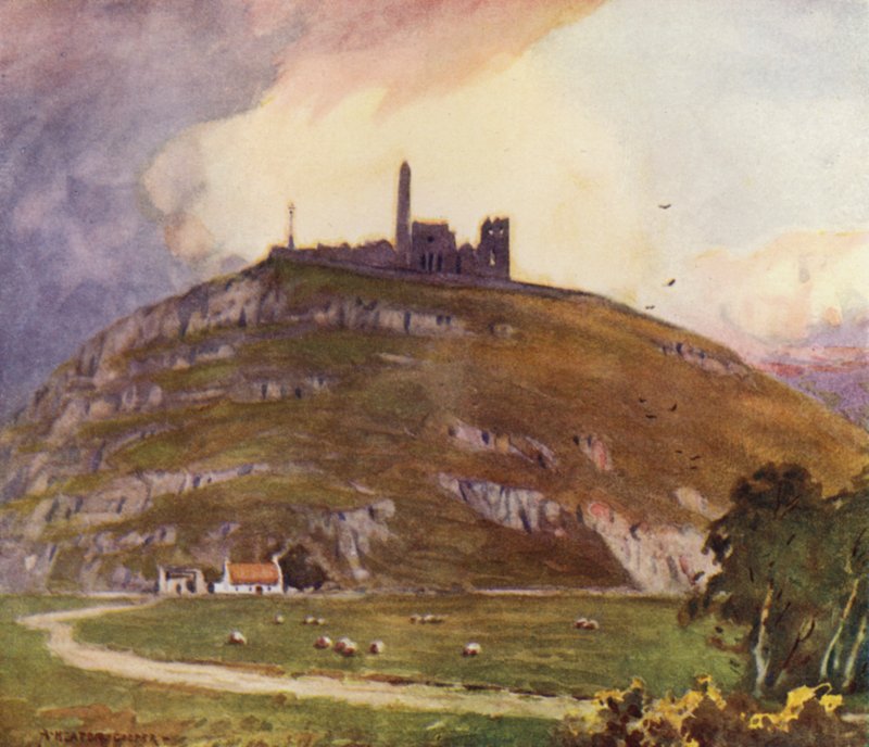 The Rock of Cashel af Alfred Heaton Cooper