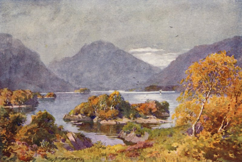 The Upper Lake, Killarney af Alfred Heaton Cooper