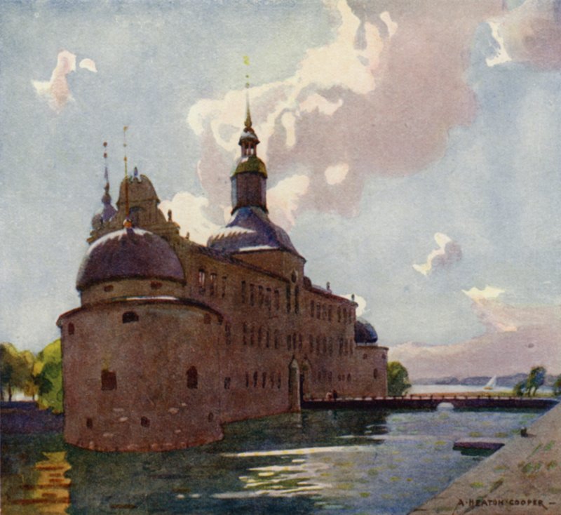 Vadstena Slot, Vattern-søen af Alfred Heaton Cooper