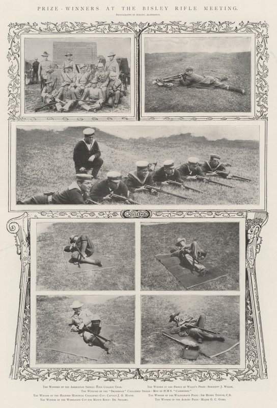 Præmievindere ved Bisley Rifle Meeting af Alfred Hugh Fisher