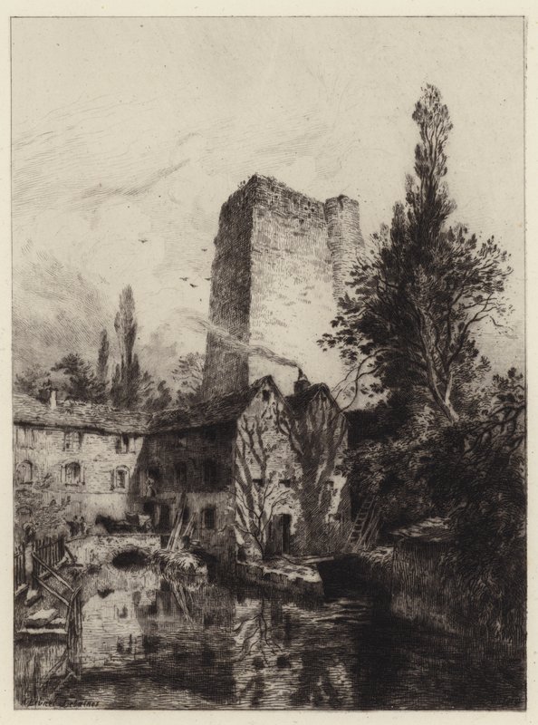 Oxford Slot af Alfred Louis Brunet Debaines