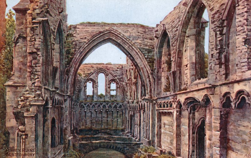 Klosterruiner, Glastonbury af Alfred Robert Quinton