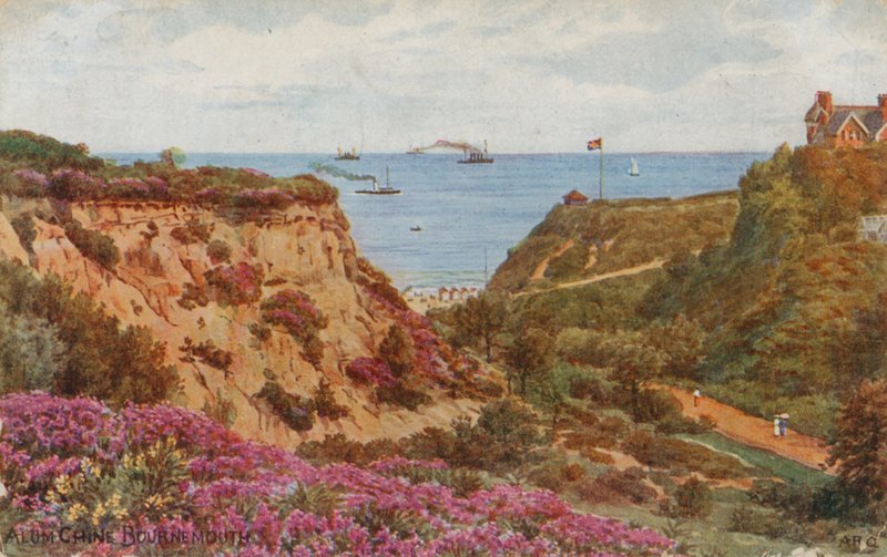 Alum Chine, Bournemouth af Alfred Robert Quinton