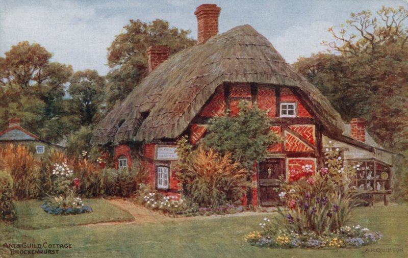 Arts Guild Cottage, Brockenhurst af Alfred Robert Quinton