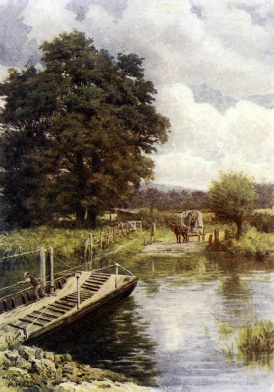 Bablock Hythe Færge af Alfred Robert Quinton