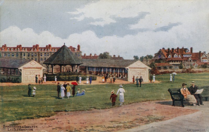 Bandstand og Shelter, Littlehampton af Alfred Robert Quinton