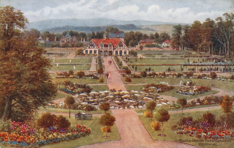 Beach House Park Gardens, Worthing af Alfred Robert Quinton