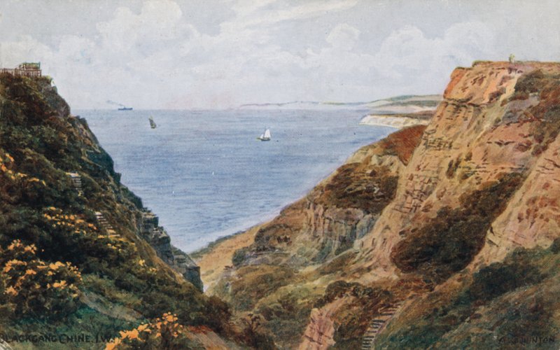 Blackgang Chine, Isle of Wight af Alfred Robert Quinton