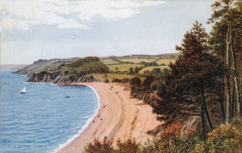 Blackpool Sands, fra V, S Devon af Alfred Robert Quinton