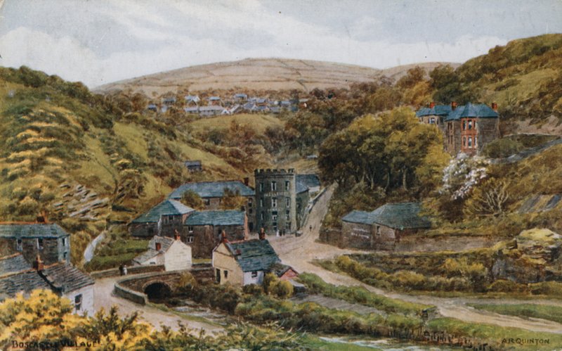 Boscastle Village af Alfred Robert Quinton