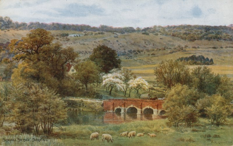 Boxhill Bridge, Dorking af Alfred Robert Quinton