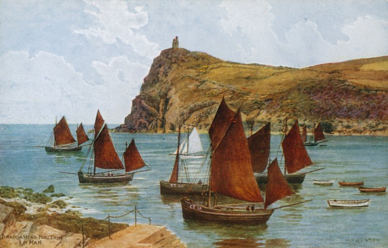 Bradda Head, Port Erin, I of Man af Alfred Robert Quinton