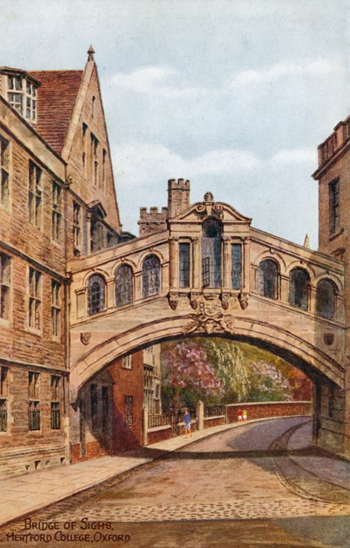 Sukkenes Bridge, Hertford College, Oxford af Alfred Robert Quinton