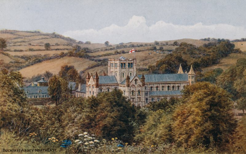 Buckfast Abbey, North East af Alfred Robert Quinton