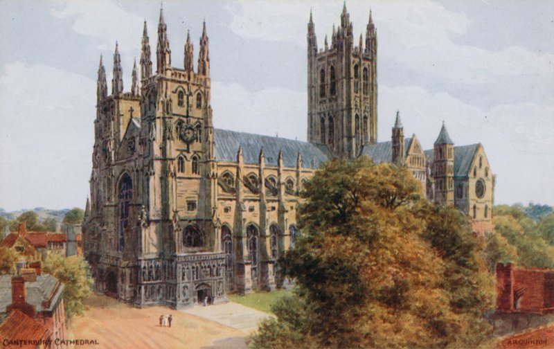 Canterbury katedral af Alfred Robert Quinton