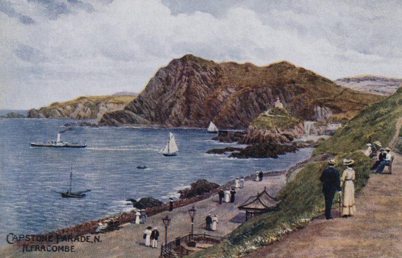 Capstone Parade, Ilfracombe af Alfred Robert Quinton