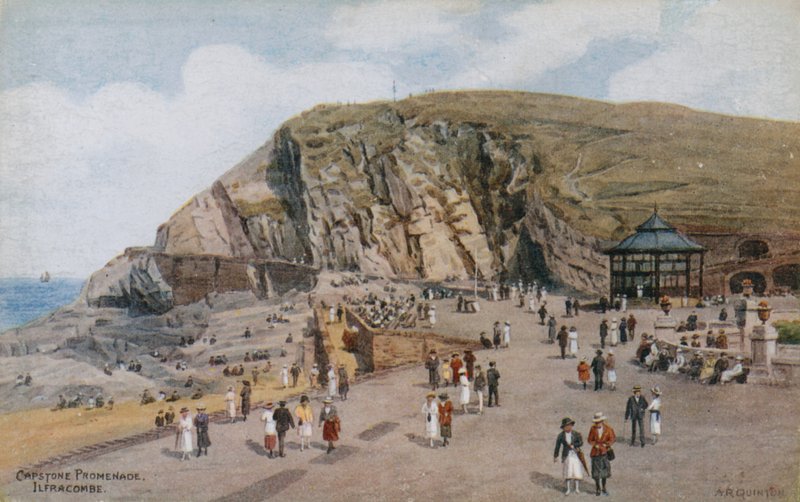 Capstone Promenade, Ilfracombe af Alfred Robert Quinton