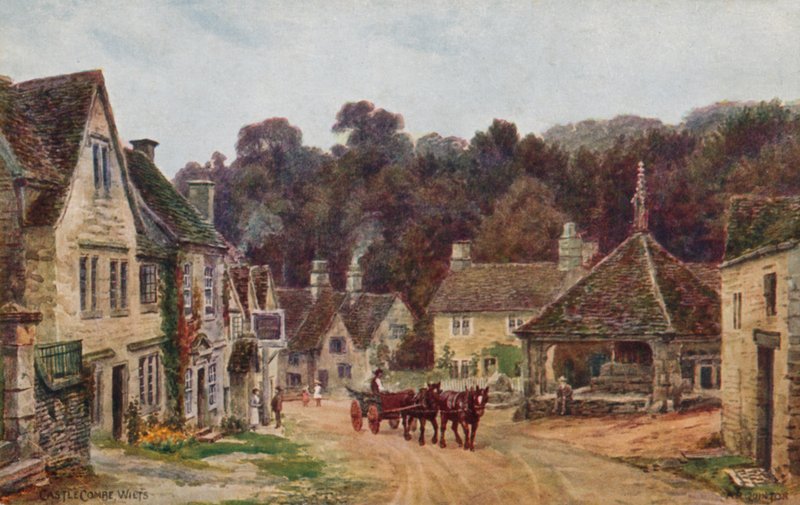 Castle Combe, Wiltshire af Alfred Robert Quinton