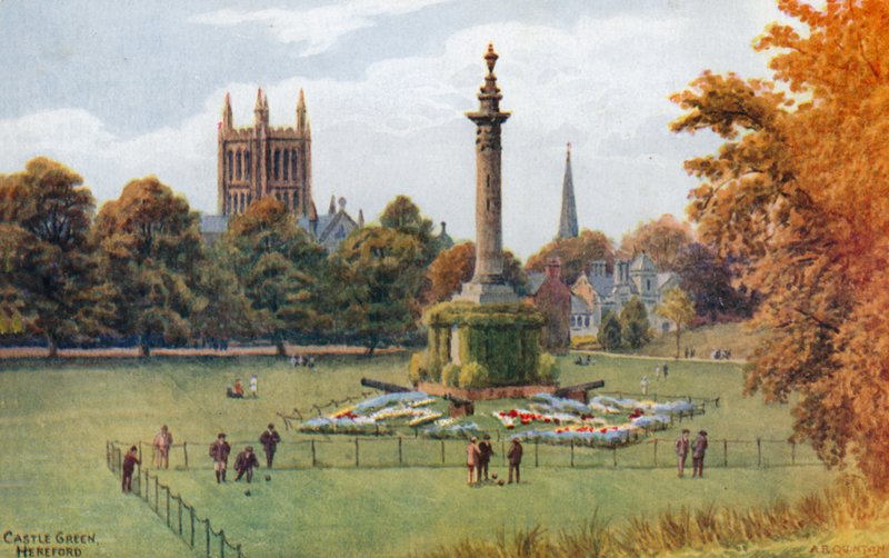Castle Green, Hereford af Alfred Robert Quinton