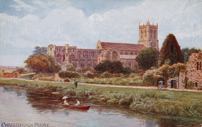 Christchurch Priory af Alfred Robert Quinton