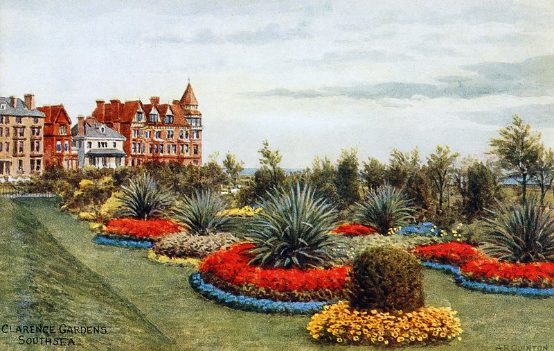 Clarence Gardens, Southsea af Alfred Robert Quinton