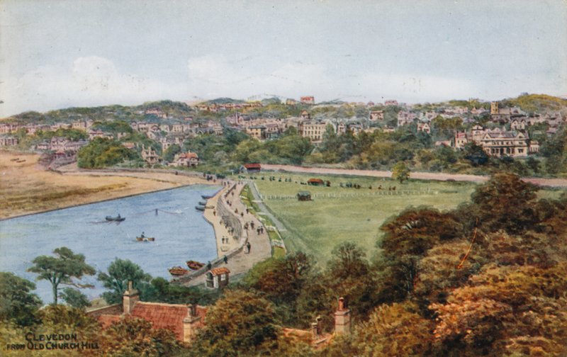 Clevedon, fra Old Church Hill af Alfred Robert Quinton
