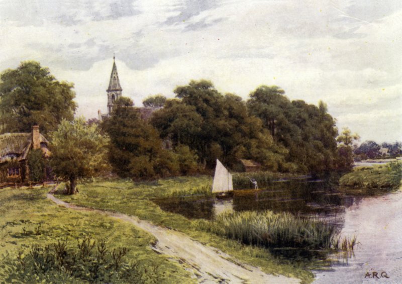 Clifton Hampden af Alfred Robert Quinton