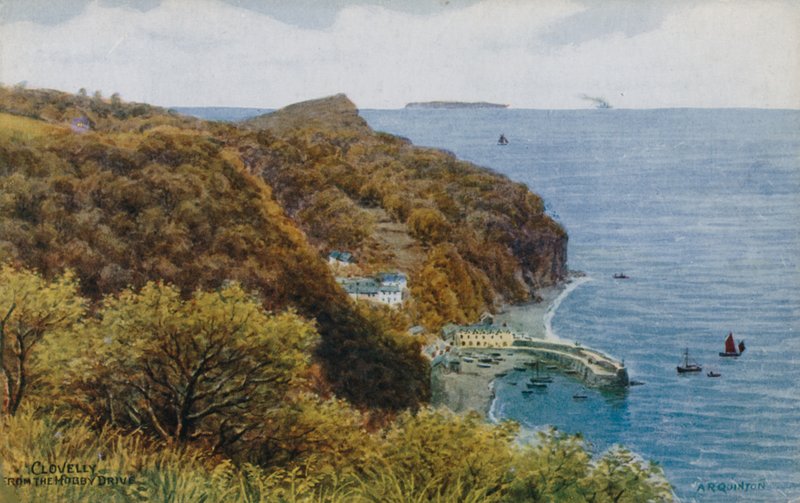 Clovelly, fra Hobby Drive af Alfred Robert Quinton