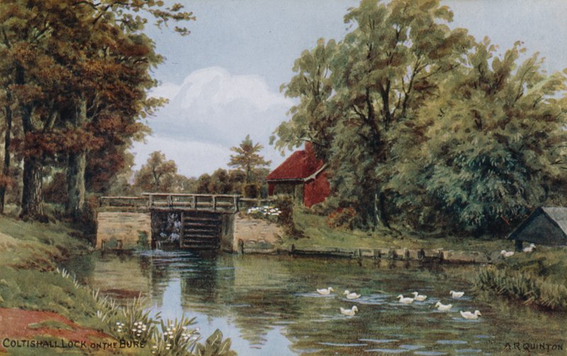 Coltishall Lock, på Bure af Alfred Robert Quinton