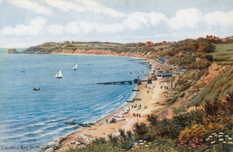 Colwell Bay, I O W af Alfred Robert Quinton