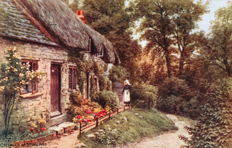 Sommerhuse ved Studland af Alfred Robert Quinton