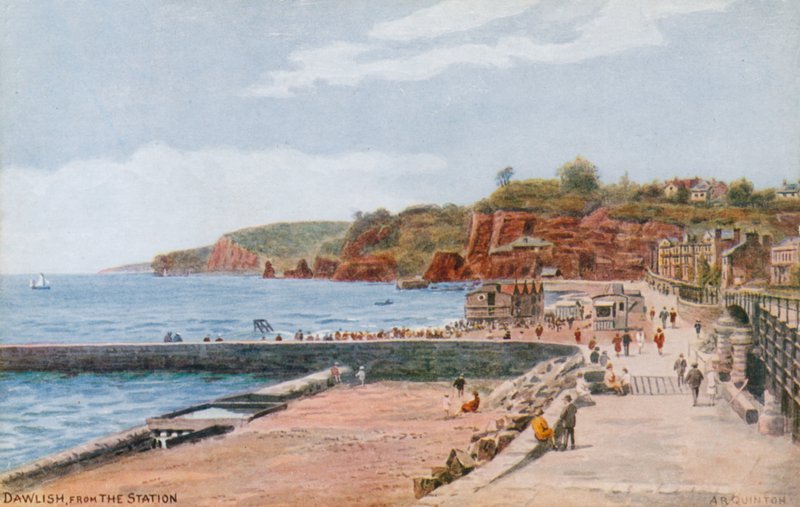Dawlish, fra stationen af Alfred Robert Quinton