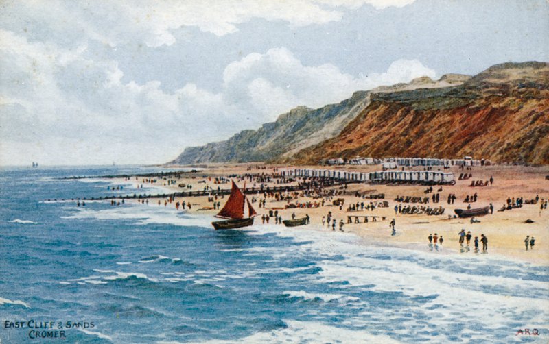 East Cliff og Sands, Cromer af Alfred Robert Quinton