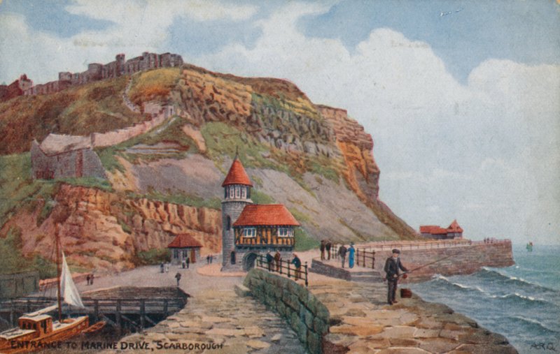 Indgang til Marine Drive, Scarborough af Alfred Robert Quinton