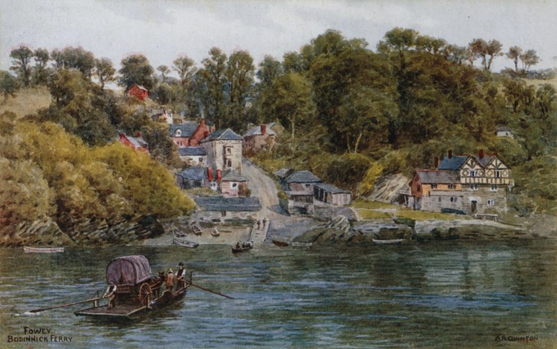 Fowey, Bodinnick Ferry af Alfred Robert Quinton