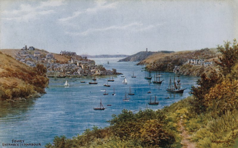 Fowey, Indgang til Havn af Alfred Robert Quinton