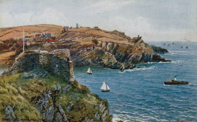 Fowey, St Catherines Castle af Alfred Robert Quinton