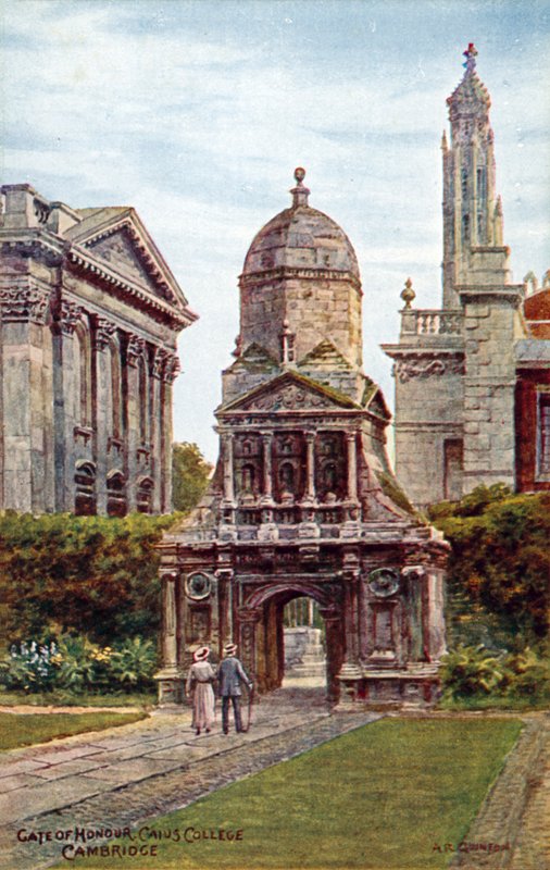 Gate of Honour, Caius College, Cambridge af Alfred Robert Quinton
