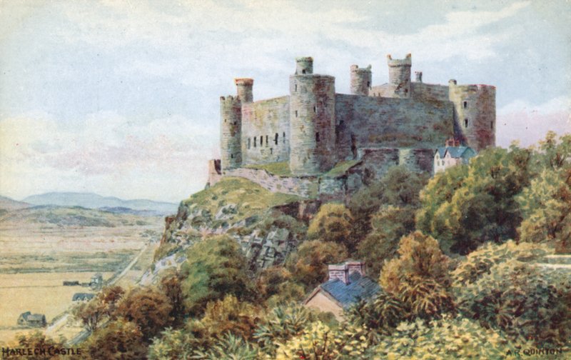 Harlech Slot af Alfred Robert Quinton