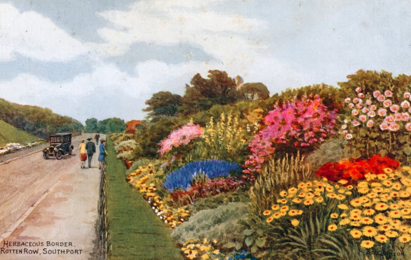 Urteagtig grænse, Rotten Row, Southport af Alfred Robert Quinton