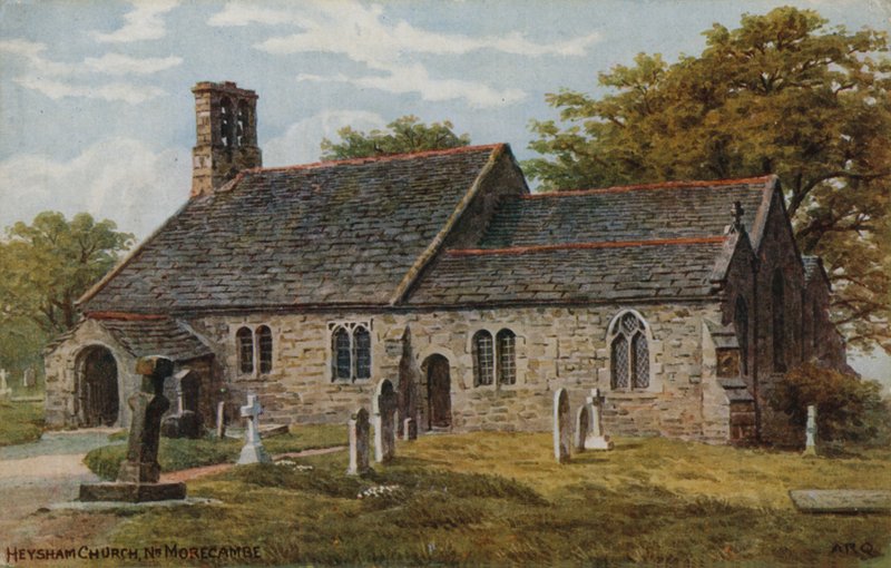 Heysham Kirke, Nr. Morecambe af Alfred Robert Quinton