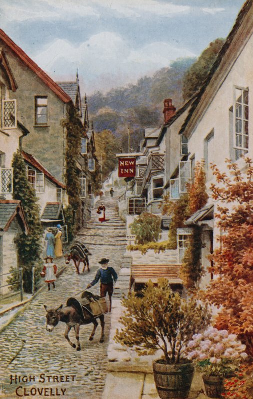 High Street, Clovelly af Alfred Robert Quinton